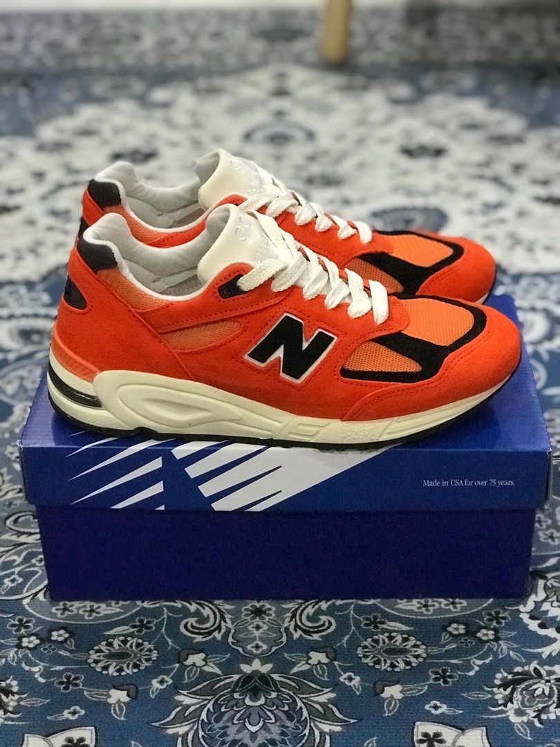 【ポケモン】new balance 990v2 marigold 靴
