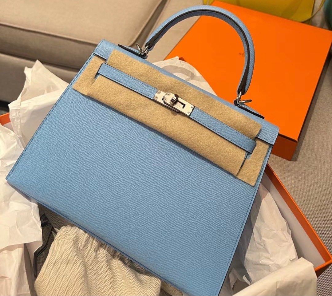 Hermes Kelly 25 Etain Epsom Ghw, Women's Fashion, Bags & Wallets, Shoulder  Bags on Carousell