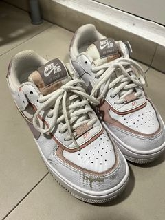 Nike Air Force 1 Low 07 LV8 Double Swoosh White Armory Blue GS