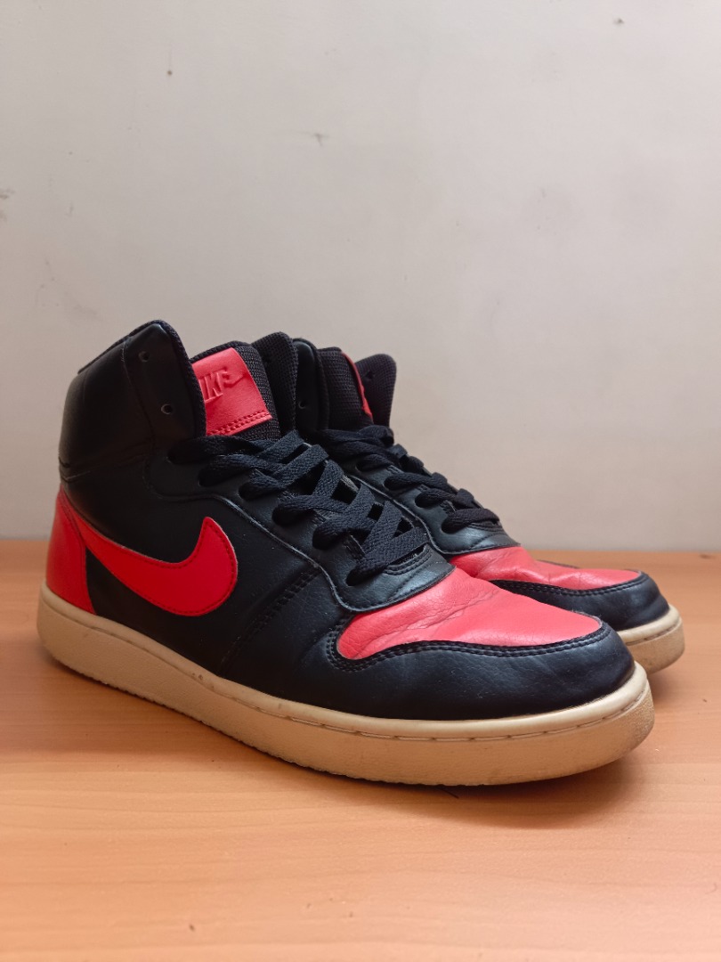 Nike ebernon mid outlet black red