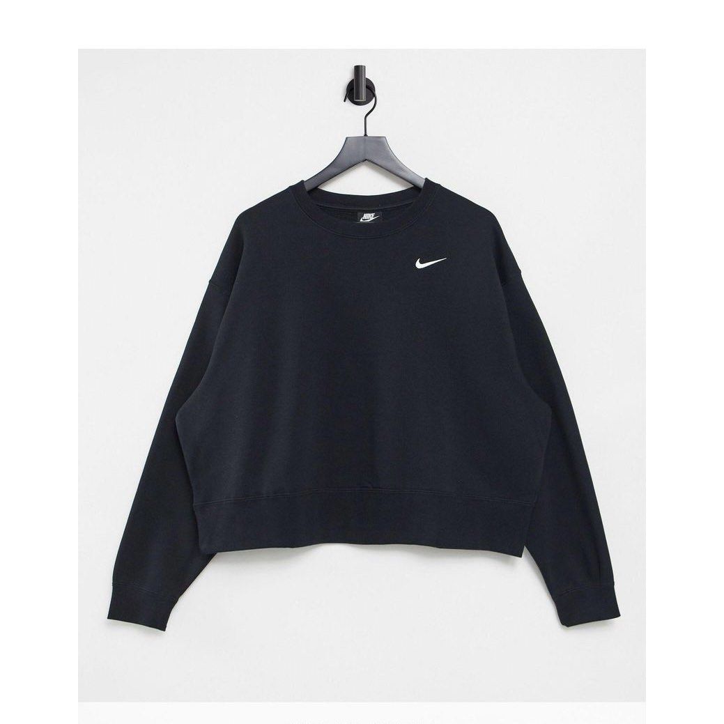 Nike Mini Swoosh Oversized Sweatshirt, Women's Fashion, Tops, Longsleeves  on Carousell