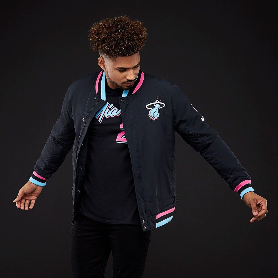 Nike NBA Miami Heat Vice City Edition Bomber Jacket Size XL Carousell