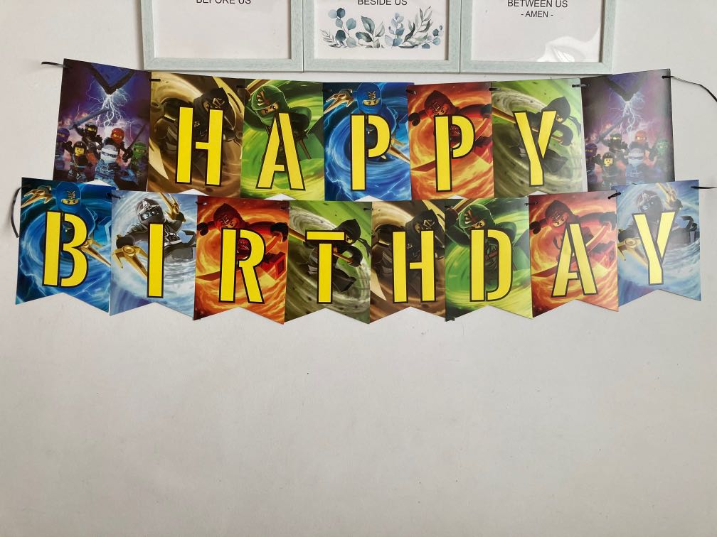 Ninjago birthday banner free hotsell printable