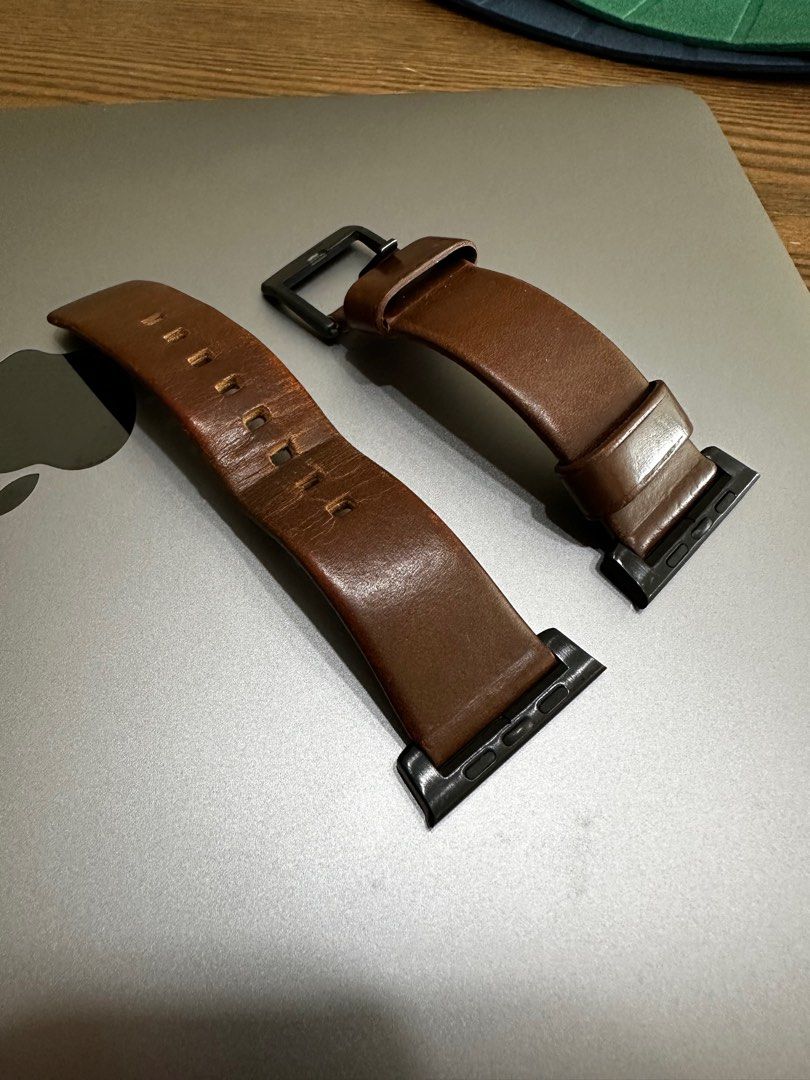 Nomad horween leather top strap