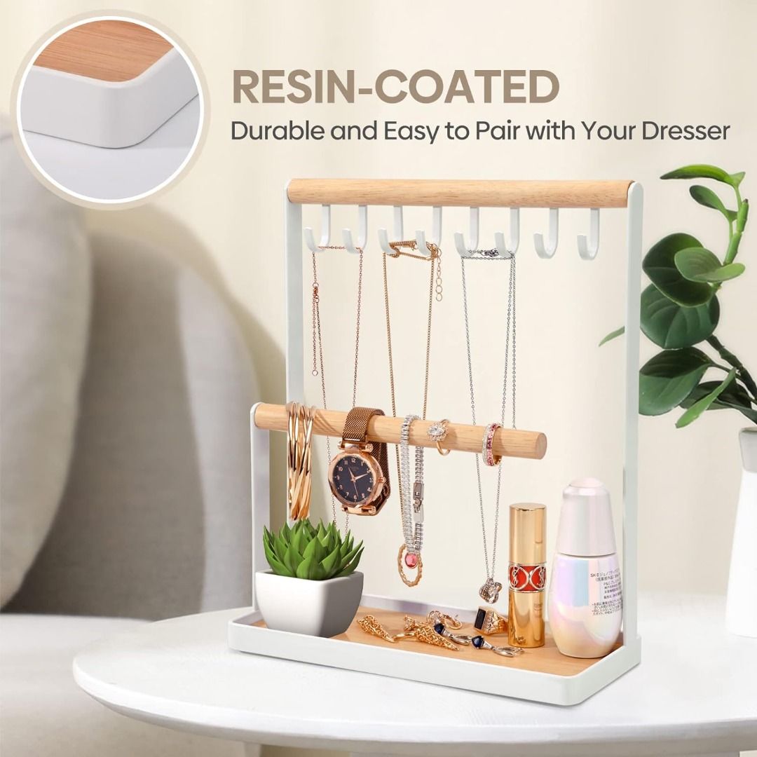 ODOROKU Jewelry Organizer Stand with Ring Holder Jewelry Holder