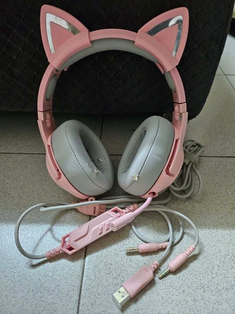 Onikuma gaming deals headset pink