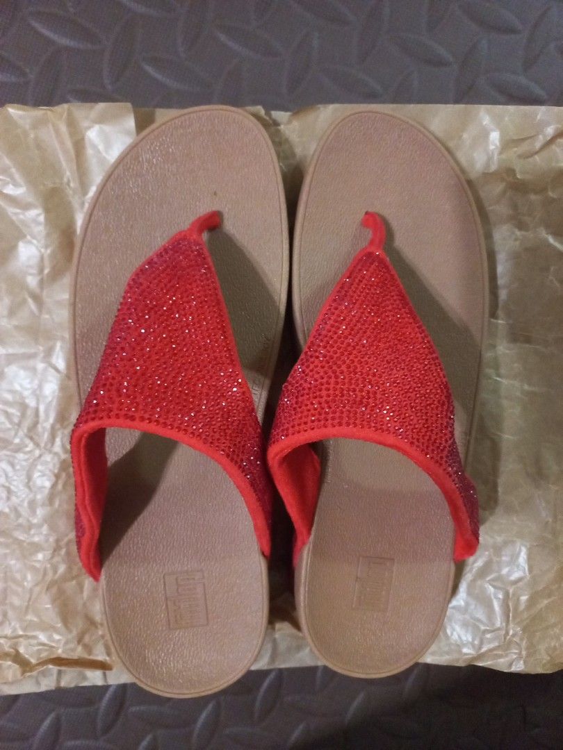 Original Fitflop Lottie Shimmercrystal Women s Fashion Footwear Sandals on Carousell