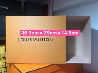 LOUIS VUITTON Orange Square Empty Pull Drawer Box 6 5/8” x 6 5/8