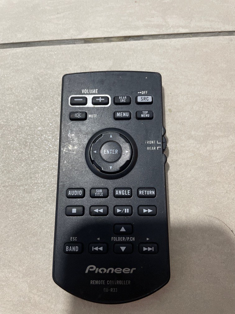 Original Pioneer remote CDR33, Auto Accessories on Carousell