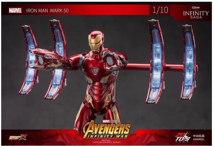Floating iron deals man action figure