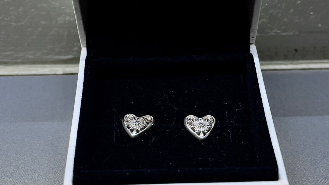 Pandora heart new arrivals of winter earrings