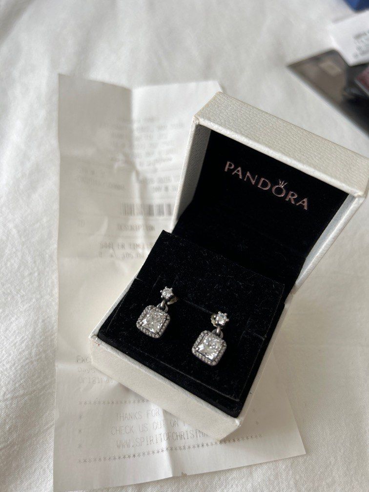 Pandora timeless elegance drop earrings outlet