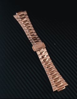 Watch Louis Vuitton Escale Time Zone  Escale Q5EK40 Steel - Pink Gold -  Alligator strap