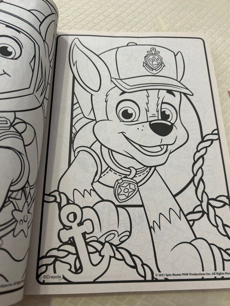 Paw patrol coloring books, Hobbies & Toys, Books & Magazines, Children