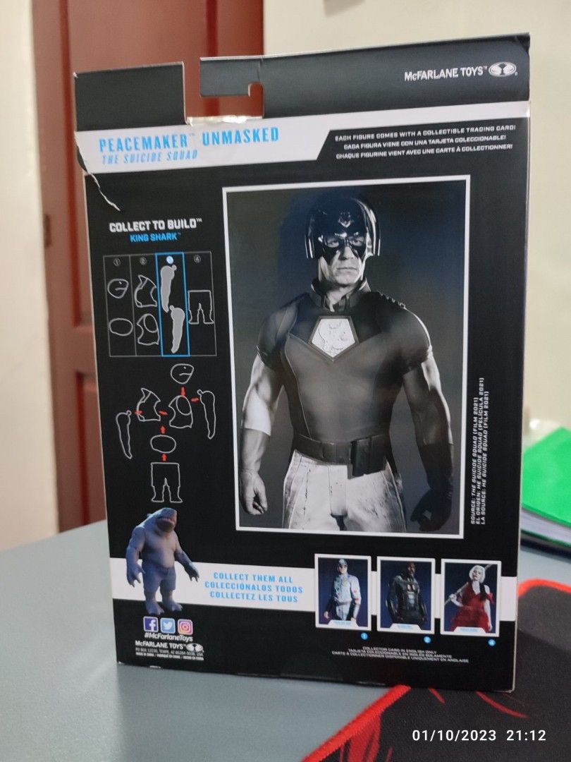 Peacemaker Suicide Squad DC MULTIVERSE Mcfarlane (Category: Figurines & Statues) located in Quezon City. Submitted by jotioco (Listing ID 1262947583, Image 2). Description: Peacemaker Suicide Squad DC MULTIVERSE Mcfarlane.