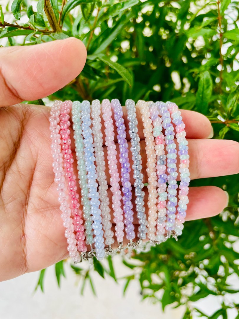 Glass bead bracelets wholesale best sale
