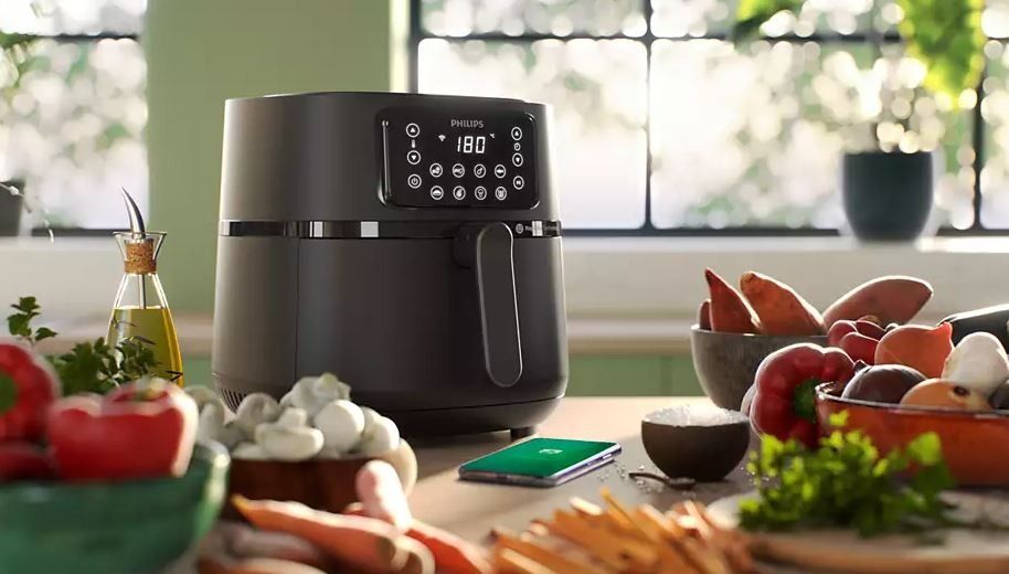 PHILIPS Airfryer 5000 Series XXL Connected HD9285/91, TV & Home Appliances,  Kitchen Appliances, Fryers on Carousell