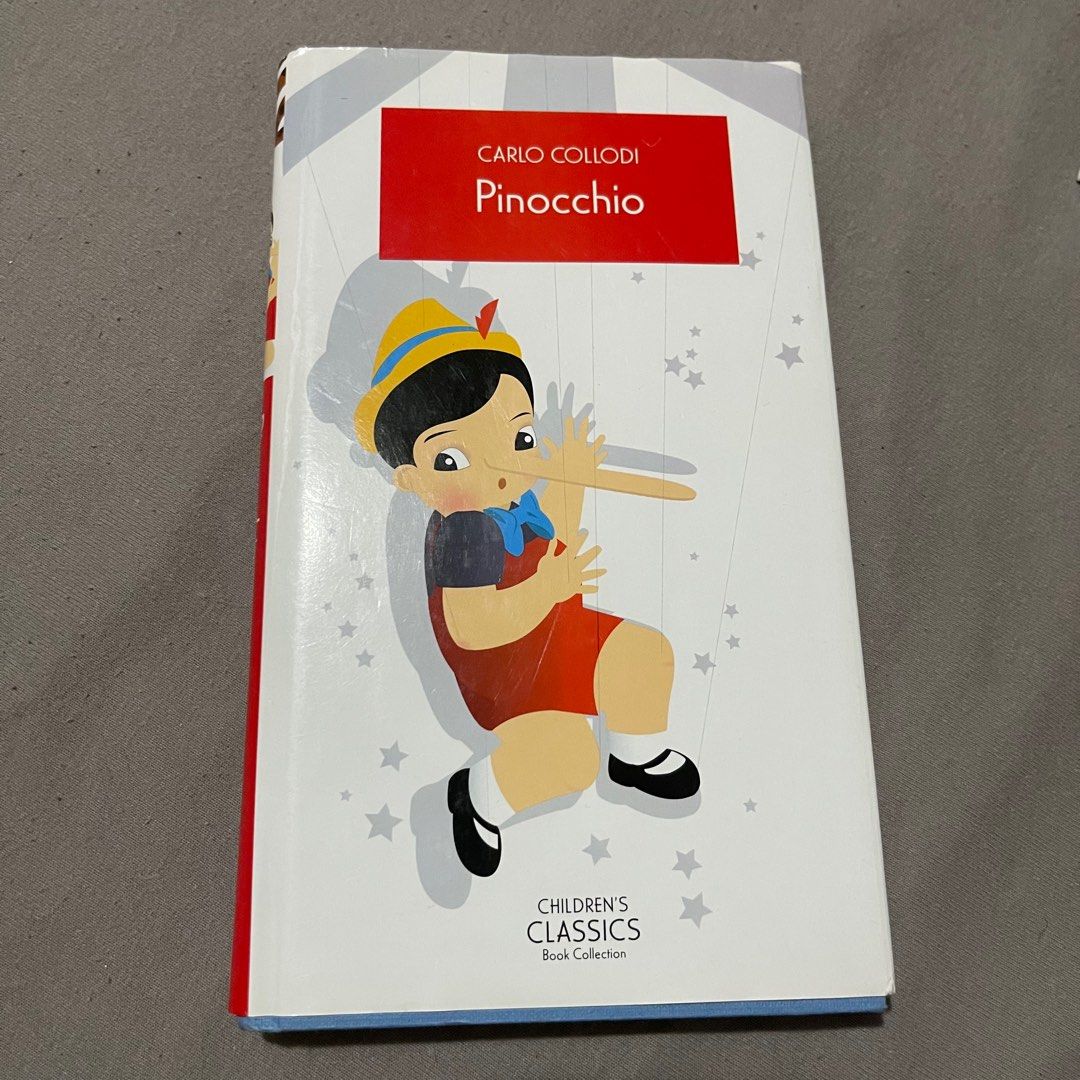 Pinocchio by Carlo Collodi (Category: Storybooks) located in Bacoor. Submitted by nikkoscollection (Listing ID 1263008554, Image 1). Description: Hardcover LAST PRICE POSTED! -- Location: Bacoor, Cavite MOP: Payment first! Gcash/maya, bpi/bdo MOD: Ur preferred courier, buyer books rider RFS: quit collecting, switching to kindle.