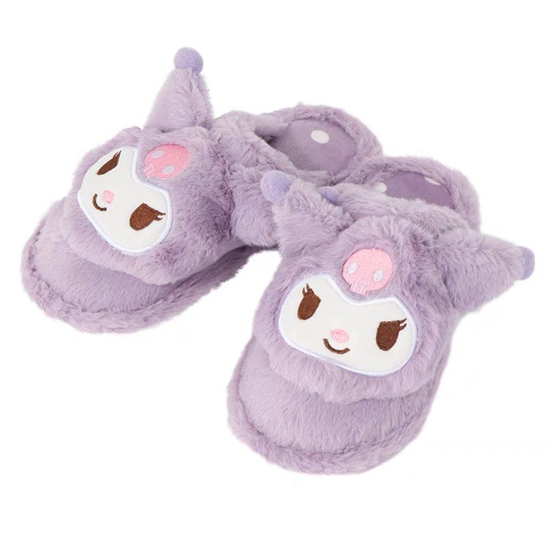 [po] MINISO sanrio fluffy slippers, Women's Fashion, Footwear ...