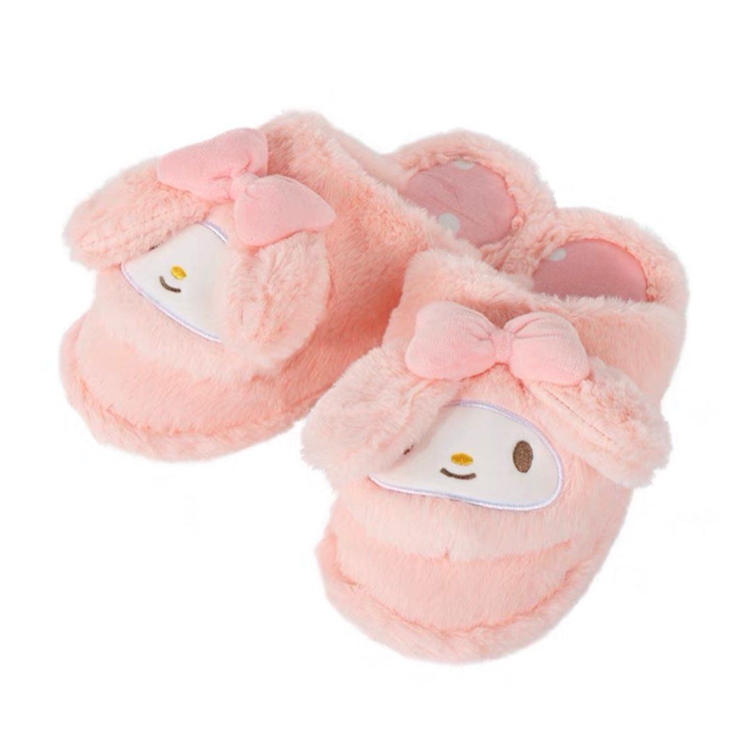 [po] MINISO sanrio fluffy slippers, Women's Fashion, Footwear ...