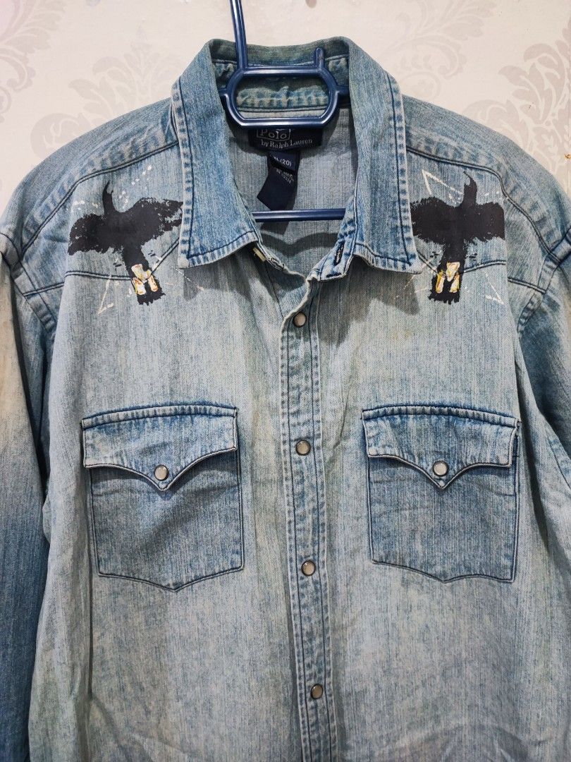 Polo Ralph Lauren Thunderbird Navajo Western Shirt Men s Fashion