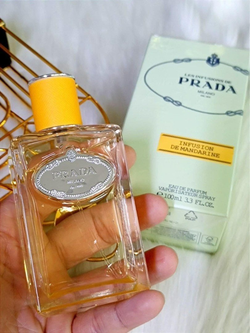 Prada Infusion de Mandarine Edp for Unisex 100ml Beauty Personal Care Fragrance Deodorants on Carousell