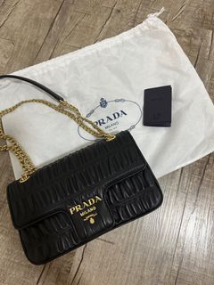 Authentic Prada Bag 2 Zipper, Luxury, Bags & Wallets on Carousell
