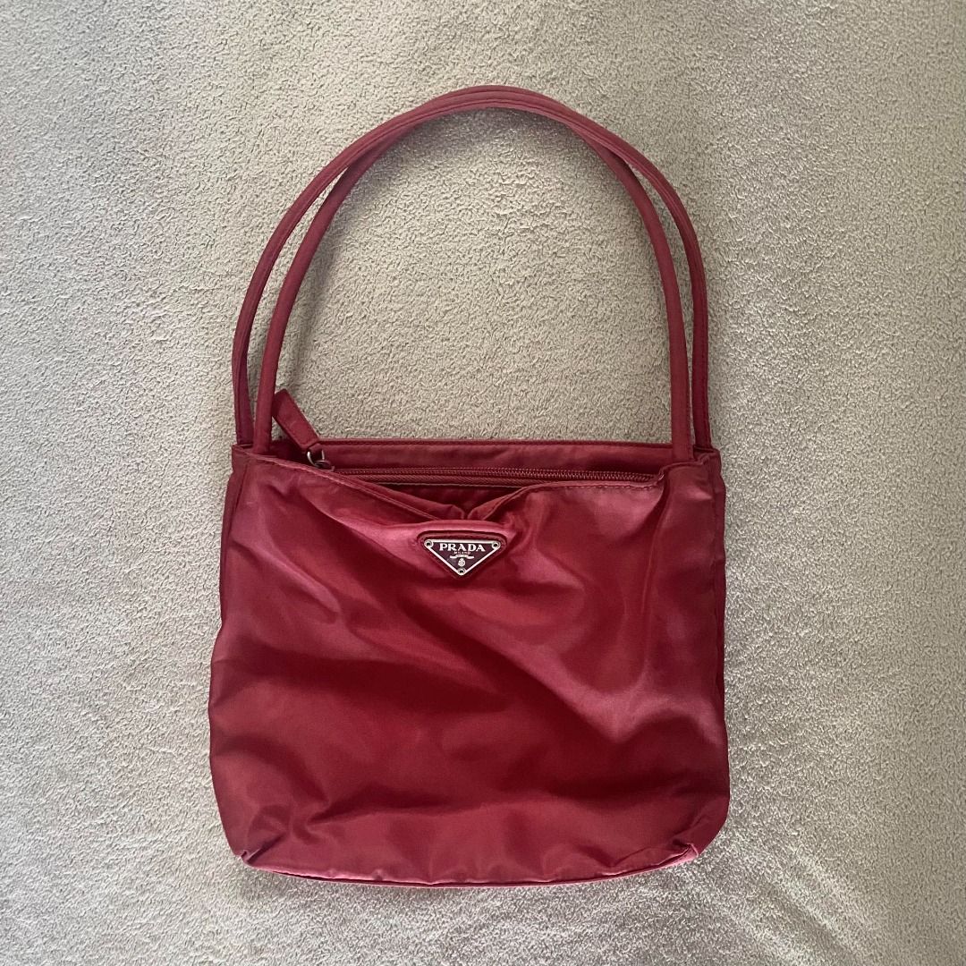 Prada red bag, Luxury, Bags & Wallets on Carousell