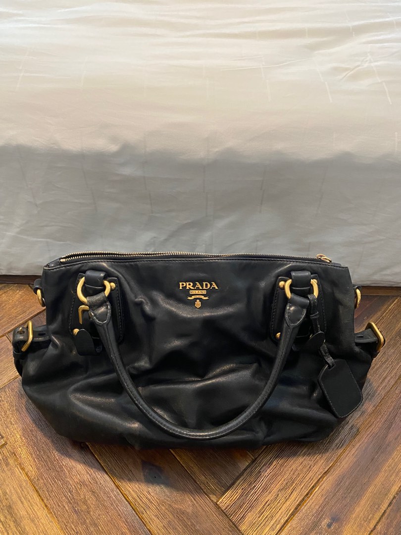 Prada soft calf nero hot sale