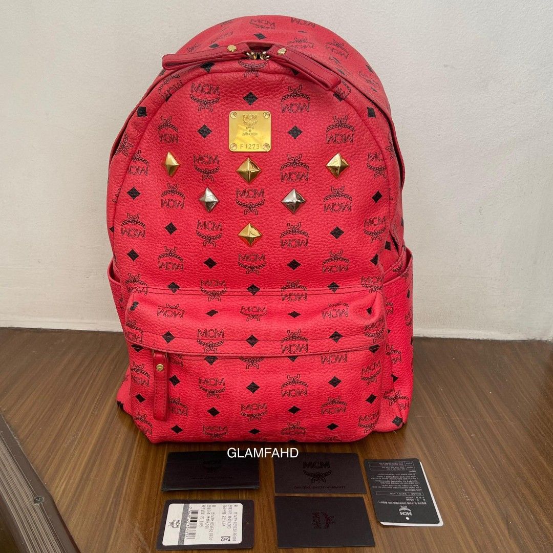 Original MCM Backpack, Luxury, Bags & Wallets on Carousell