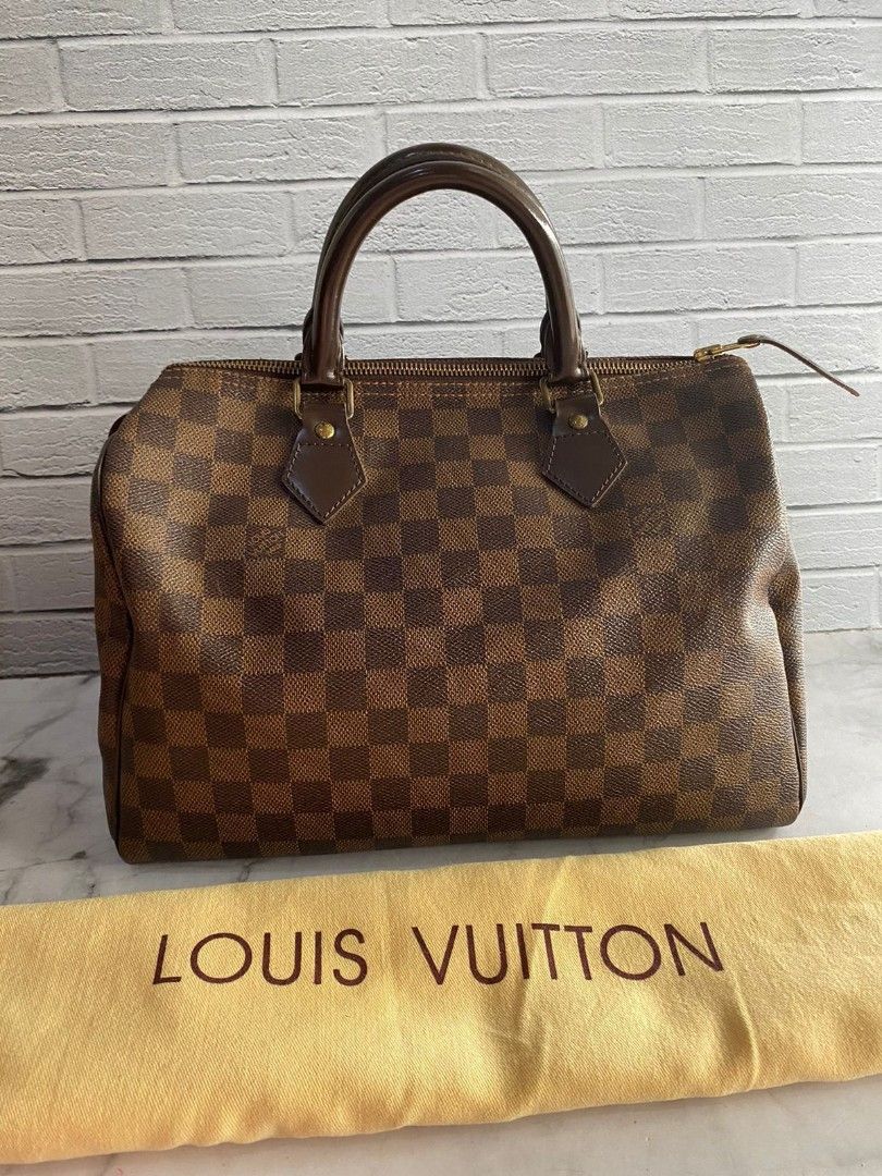 Preloved Louis Vuitton Speedy 30 Damier Ebene – DM Luxshop