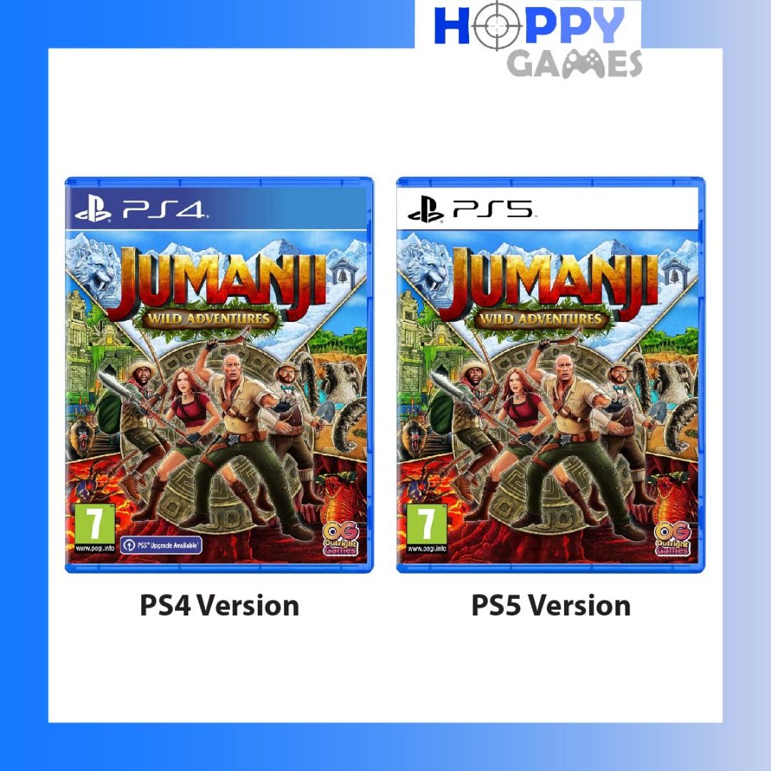 Pre-order PS4 PS5 Jumanji Wild Adventure Playstation 4 Playstation 5 ...
