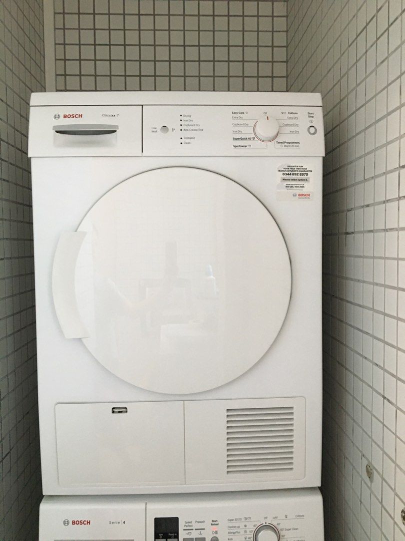 Preused Bosch Condenser Dryer, TV & Home Appliances, Washing Machines