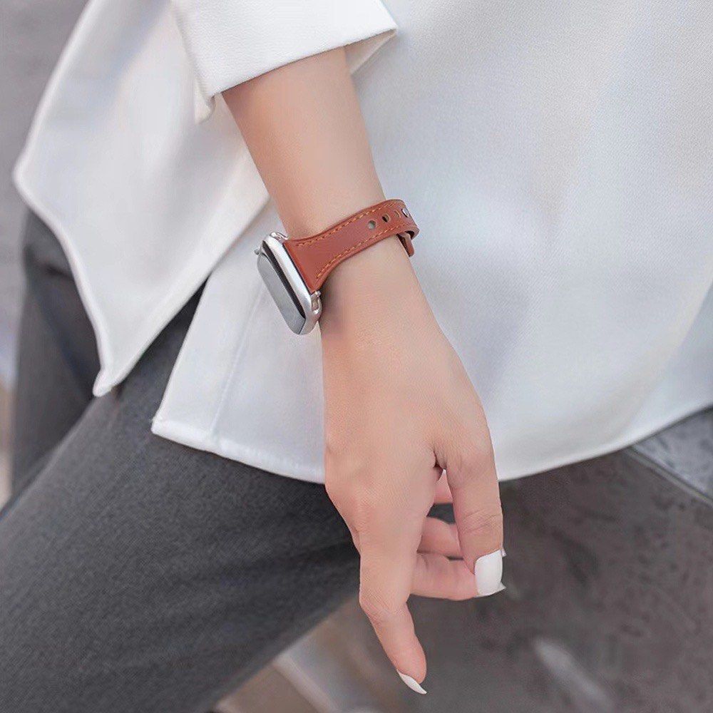 PU Leather Strap for Apple Watch 38 40 41mm