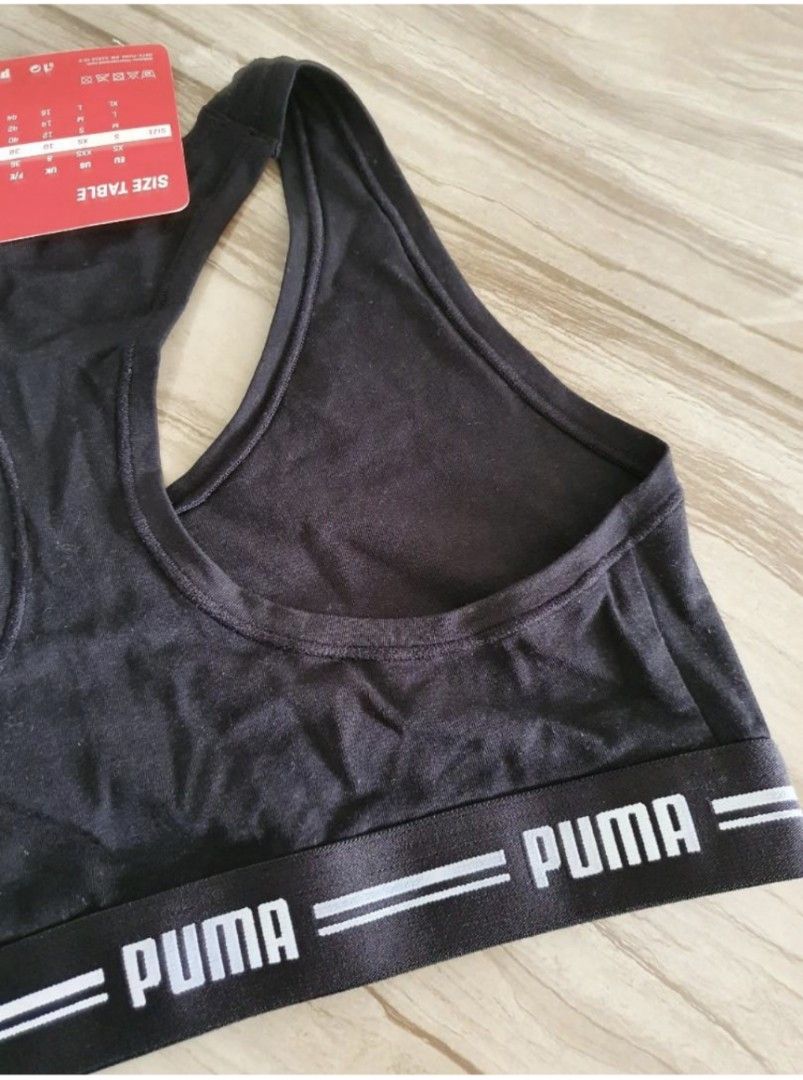 Puma High Impact Sports Bra in Black
