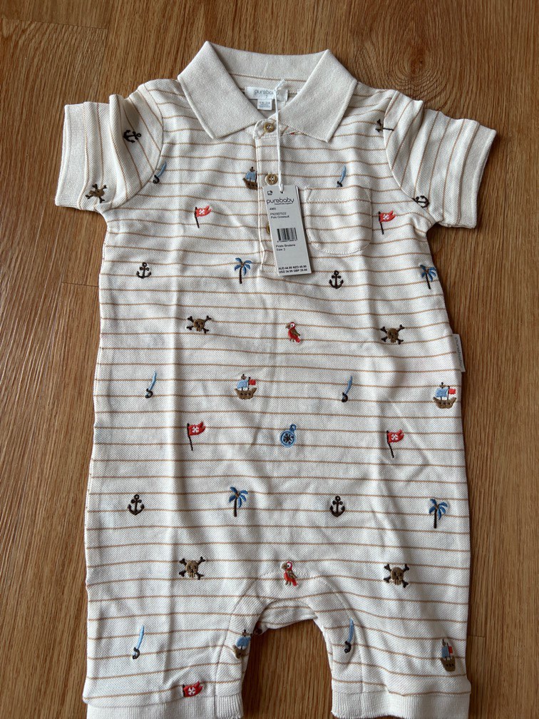 Pure baby romper top