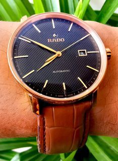 Rado Coupole 41MM Automatic 80 Hrs PVD Gold Tone  Sapphire Crystals 💯%Authentic