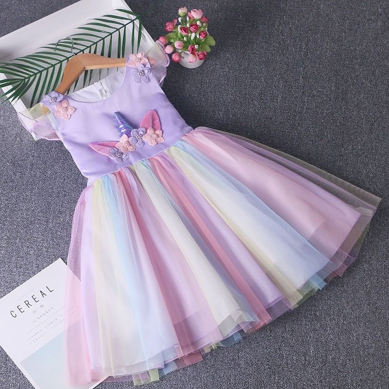 Rainbow clearance princess dress
