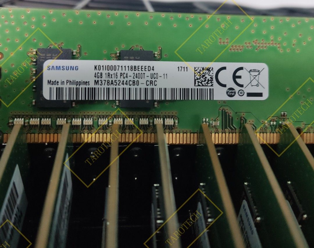 Refurbished: Samsung 4GB DDR4 1Rx16 PC4-2400T-UC0-11 M378A5244CB0