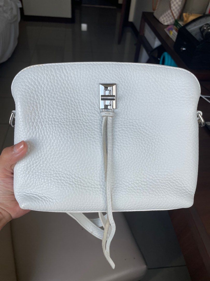 Rebecca minkoff white crossbody best sale bag