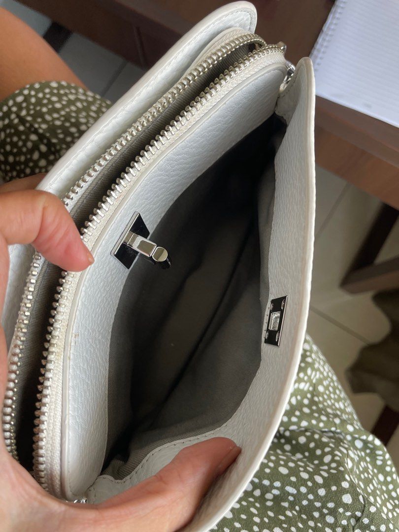 Rebecca minkoff white clearance crossbody bag