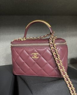 Chanel 23C Mini Hoop Loop Hobo, Luxury, Bags & Wallets on Carousell