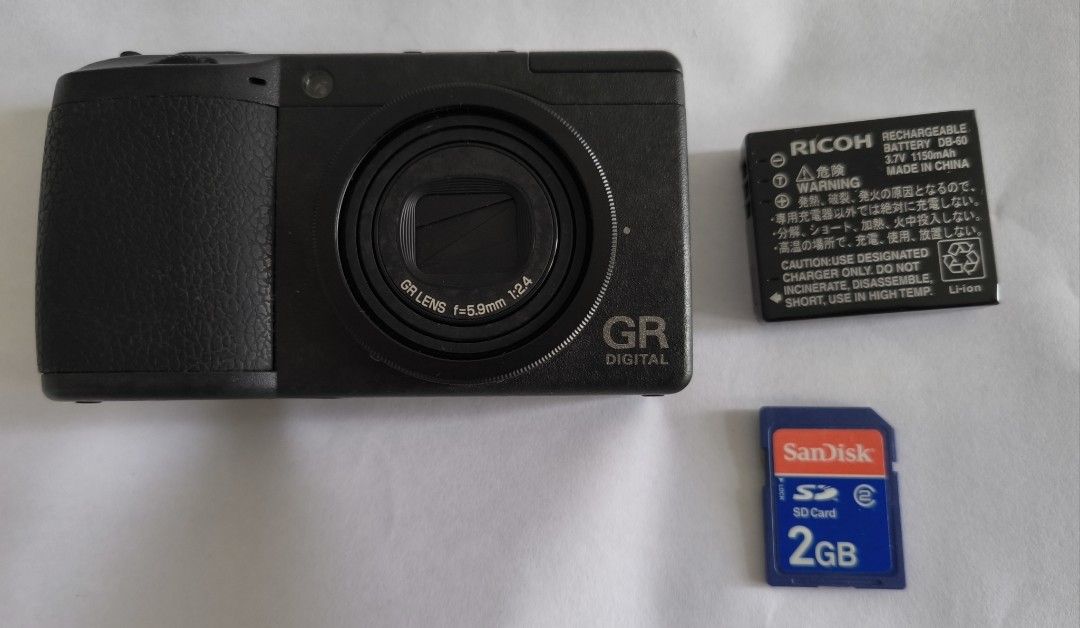 美しい compact w/box RICOH Digital GR II DIGITAL 1080p GR II カメラ
