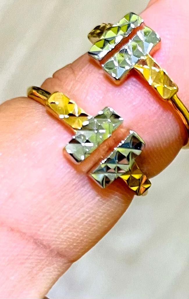 Ring 24k gold plated Cincin Adjustable Gold Standard size only Mix Gold Size 13 14 15 16 17 18