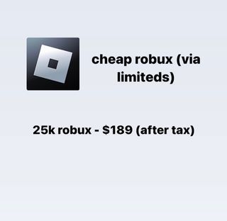 ROBLOX ROBUX INSTANT 80-22500Robux CHEAP INSTANT ROBUX MALAYSIA, Video  Gaming, Video Games, Xbox on Carousell