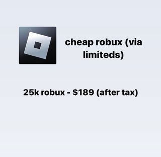 Roblox 1000 Robux AFTER TAX 