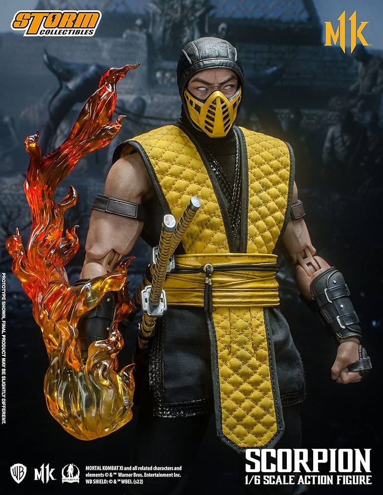 Scorpion mortal cheap kombat storm collectibles