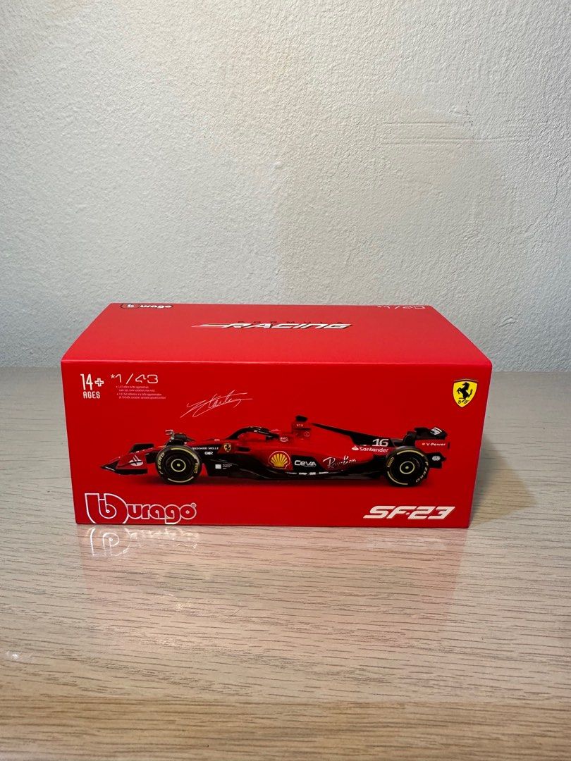 Ferrari F1 1:18 Carlos Sainz Charles Leclerc 2023 Bburago SF23 Diecast  Racing Car Model, Hobbies & Toys, Memorabilia & Collectibles, Fan  Merchandise on Carousell