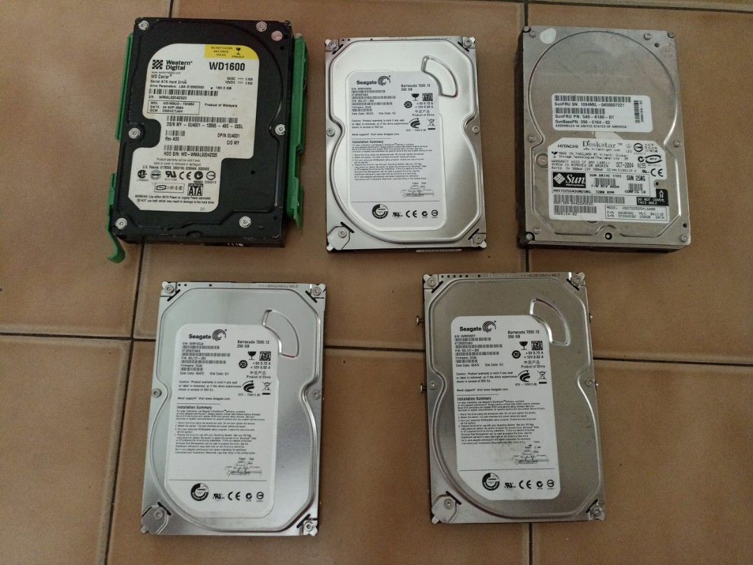 Seagate 250GB Maxtor 160GB SATA IDE 3.5in Internal HDD Hard Disk