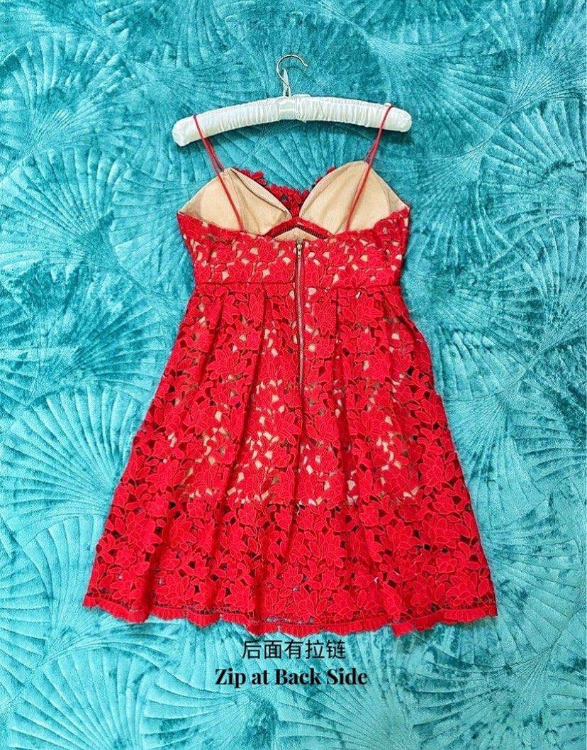 Self Portrait Red Dress Women s Fashion Dresses Sets Dresses
